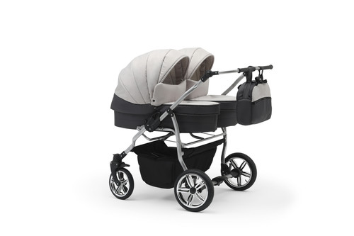 Twin pram 3in1 double buggy - pram,