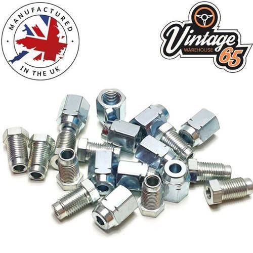 Brake pipe connectors unf - 3/8",