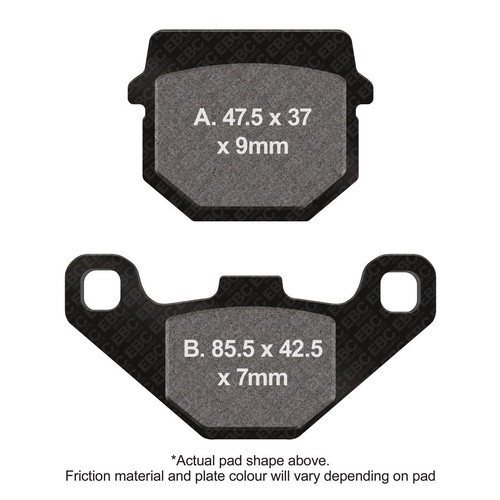 Ebc motorcycle series brake - r,