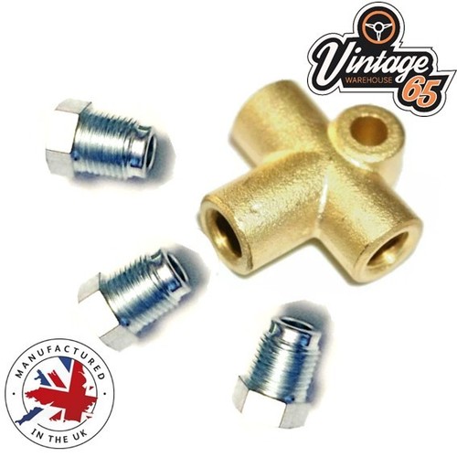Way brake piece tee with - way, 3