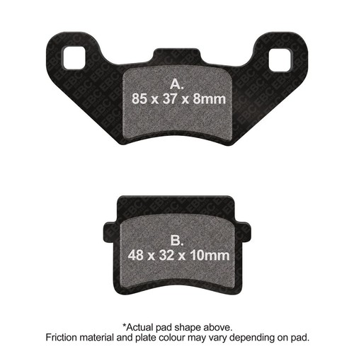 Ebc motorcycle brake pads - brake,
