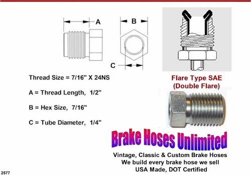 Pack male tube nuts - pack,