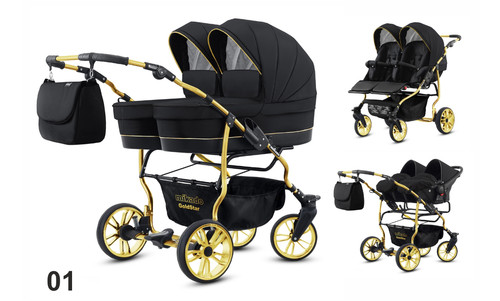 Twin pram 2in1 double - 2in1,