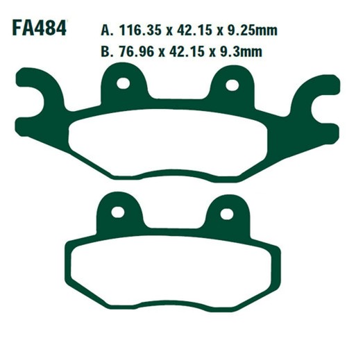 Brake pads pair std - pair,