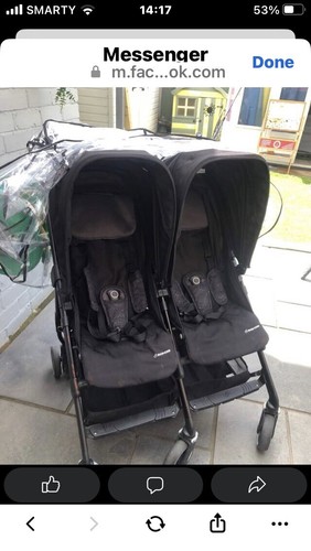 Double buggy pushchair toddler - buggy,