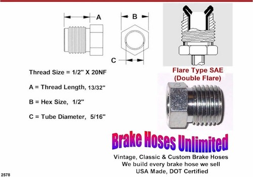 Pack male tube nuts - -,