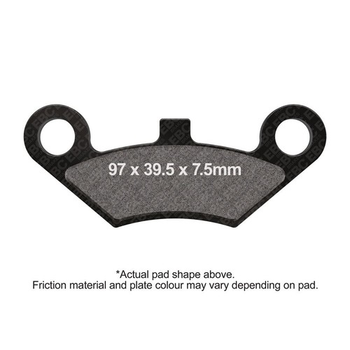 Ebc cycle brake pads - ebc, front